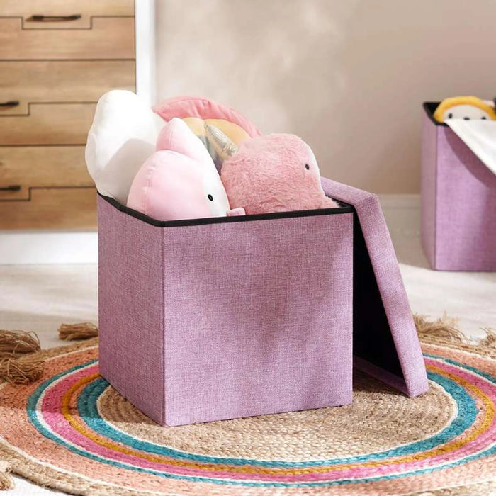 Halden Storage Ottoman 38X38X38Cm - Purple