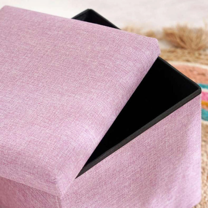 Halden Storage Ottoman 38X38X38Cm - Purple