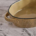 Haldor Speckled Stoneware Oval Baking Dish 30X18.3X6.2Cm -Brown Pan Home