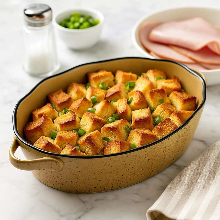 Haldor Speckled Stoneware Oval Baking Dish 41X26X8.3Cm -Brown Pan Home