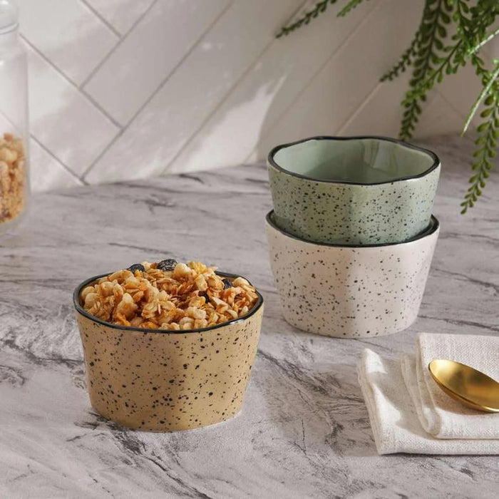 Haldor Speckled Stoneware Ramekin 280Ml -Brown