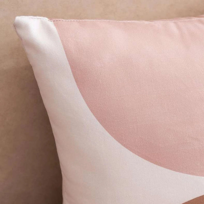 Half-Moon Printed Filled Cushion 45X45 Cm-Brown/Peach Pan Home