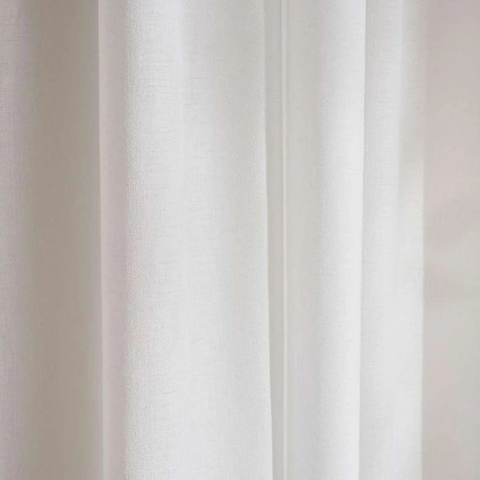 Halsey Sheer 2 Piece Curtain Set 135X240Cm - Cream Pan Home