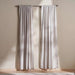 Halsey Sheer 2 Piece Curtain Set 135X240Cm - Grey Pan Home