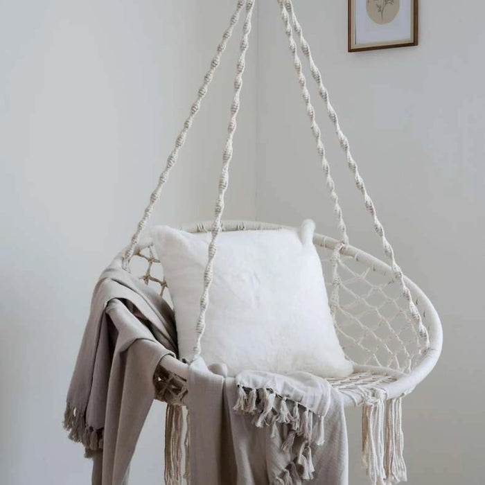 Hammock Swing Chair 80X60- Cream Pan Home