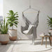 Hammock Swing Chair With 2 Cushions 130X100Cm - Grey Pan Home