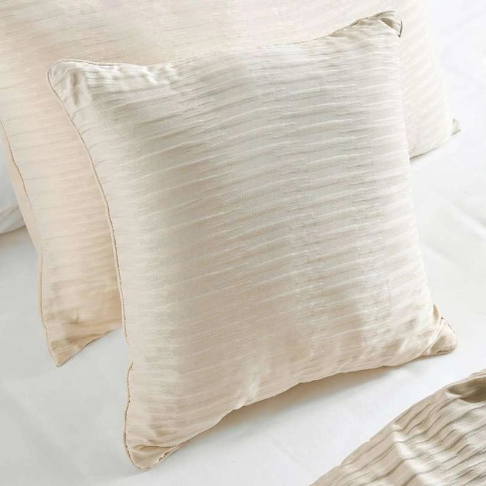 Hana 4-Piece Seersucker Full Comforter Set 160X220Cm - Ivory