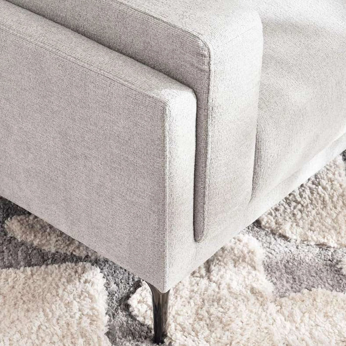 Hanaa Sinlge Seater Sofa - Light Grey