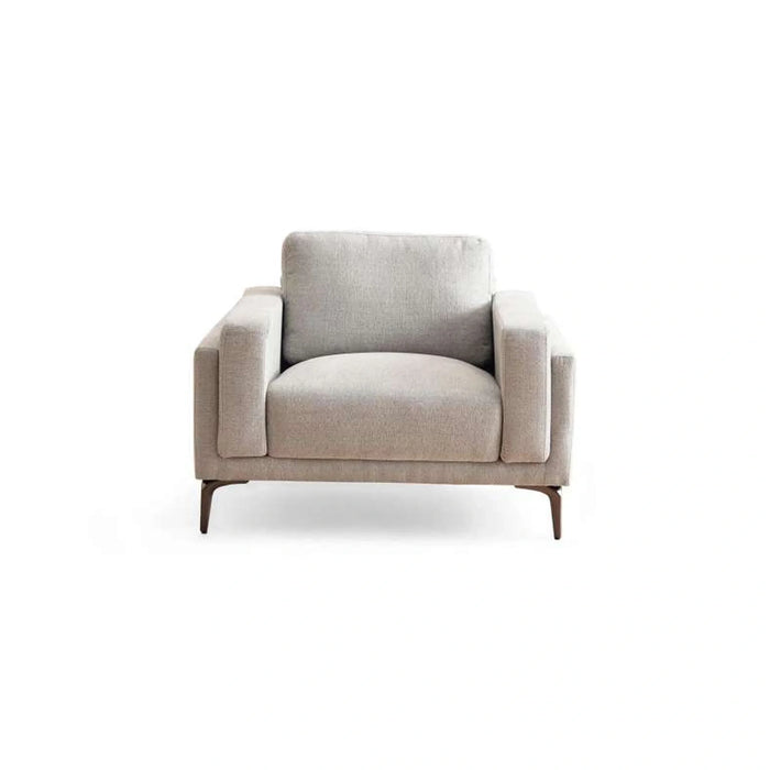 Hanaa Sinlge Seater Sofa - Light Grey