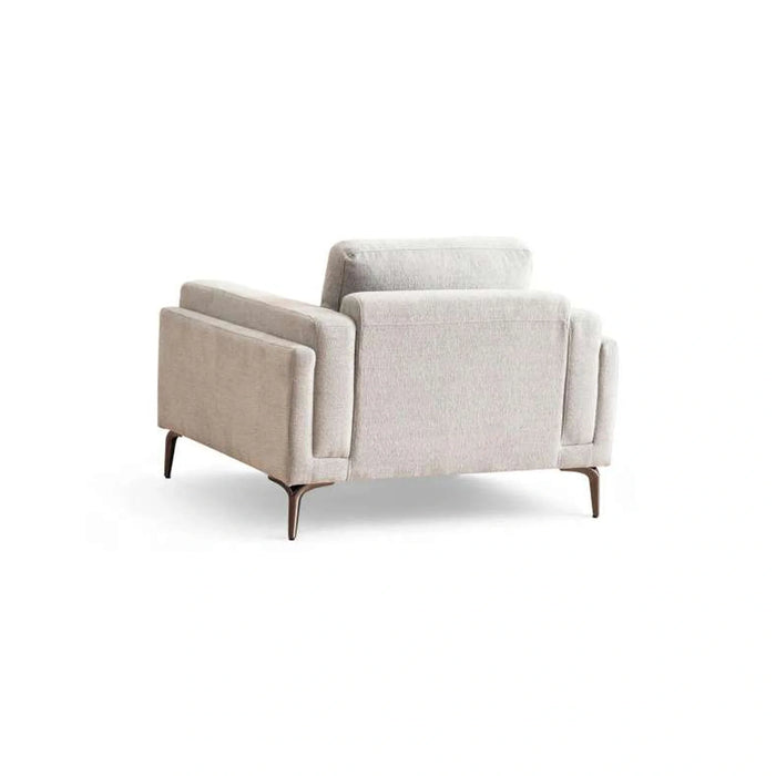 Hanaa Sinlge Seater Sofa - Light Grey