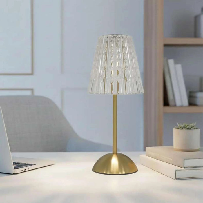 Hanah Cordless Led Touch Lamp 2000Mah Battery 13X30Cm - Brass