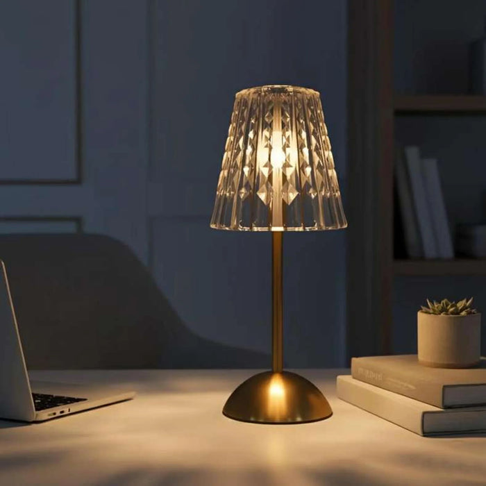 Hanah Cordless Led Touch Lamp 2000Mah Battery 13X30Cm - Brass