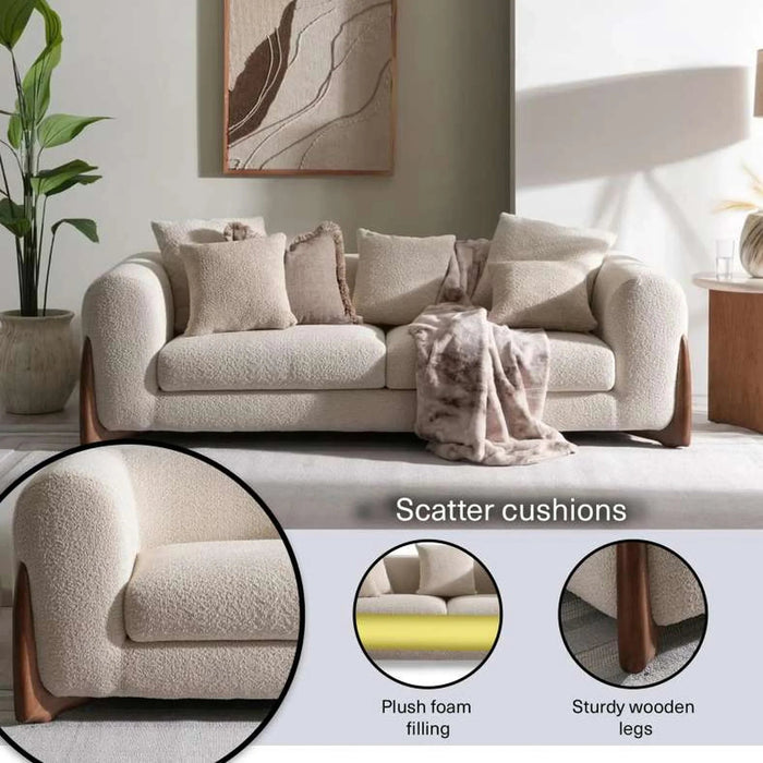 Hangu 3 Seater Sofa Pan Home