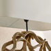 Hanma E27 Wooden Art Table Lamp 40X15X71Cm - Natural Pan Home