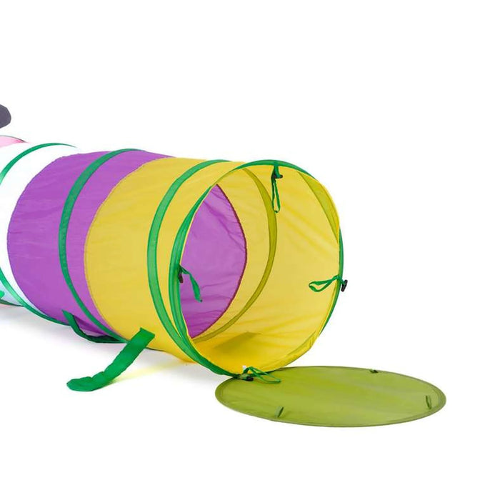 Happy Caterpillar Foldable Play Tunnel Tent 180 Cm - Green