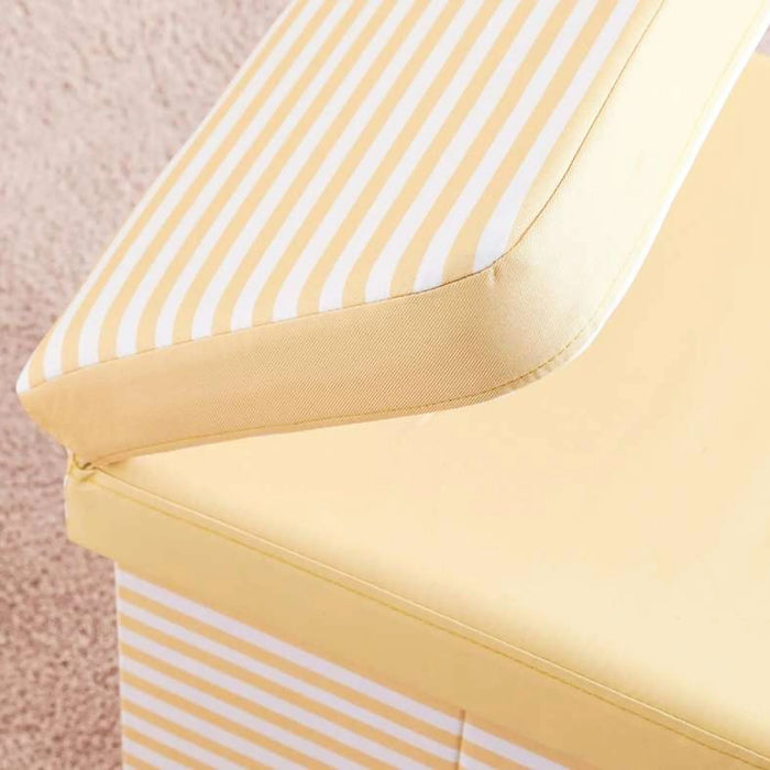 Happy Lion Foldable Storage Chair -38X38X63Cm-Yellow