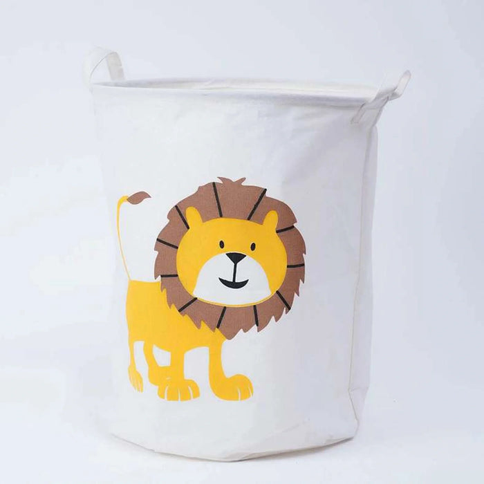 Happy Lion Storage Hamper 35X45Cm Yellow