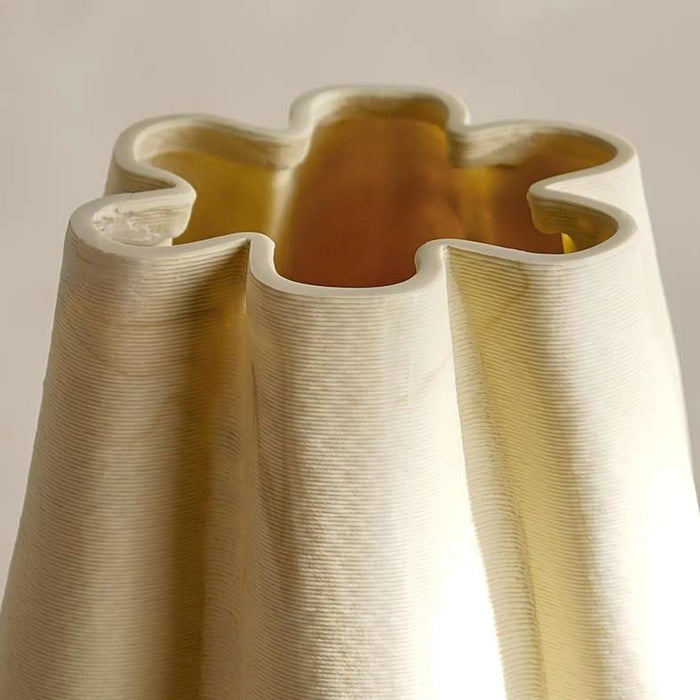Haran Polyresin Decor Vase 22X20X34.5Cm - Beige