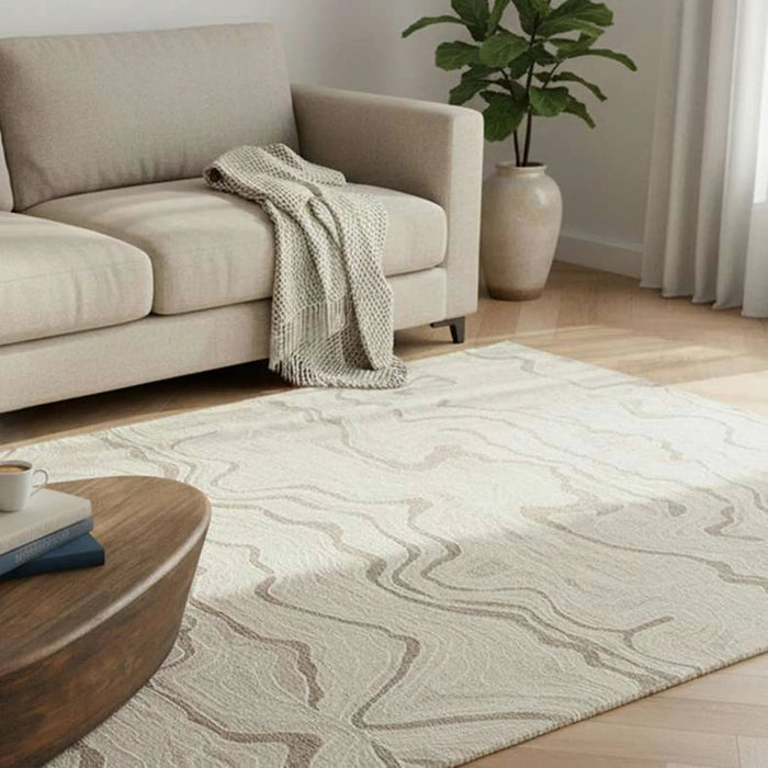 Hardent Hand Tufted Wool Rug 200X300Cm - Ivory Pan Home