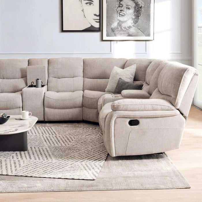 Harmonious Right Arm Chair Modular Recliner - Beige