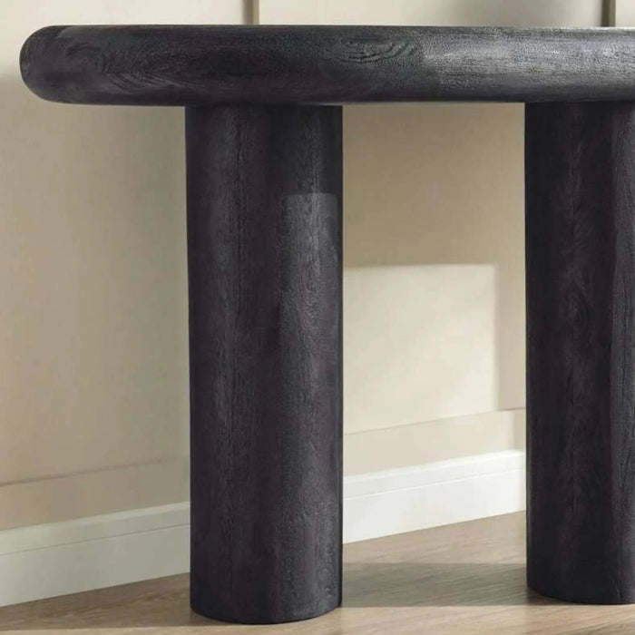 Harper Console Table With Mirror Wood Large - Brown Pan Home