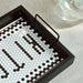 Harriet Wooden Serving Tray 41X25X7Cm - Black Pan Home
