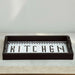 Harriet Wooden Serving Tray 41X25X7Cm - Black Pan Home