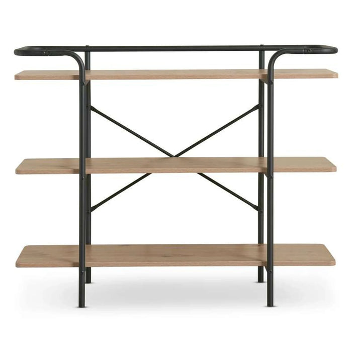 Hart 3 Tier Book Shelf Melamine - Brown Black
