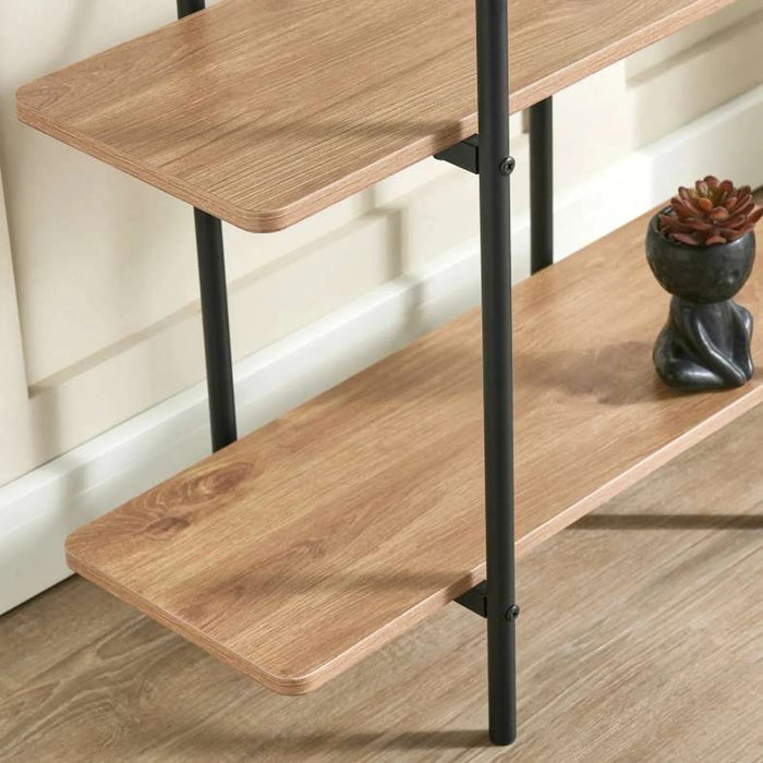Hart 4 Tier Book Shelf Melamine - Brown Black