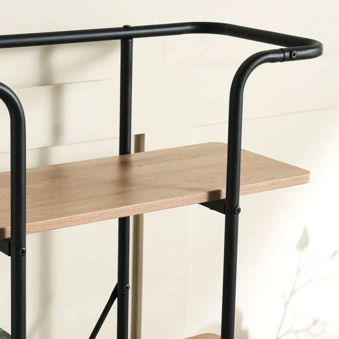 Hart 4 Tier Book Shelf Melamine - Brown Black