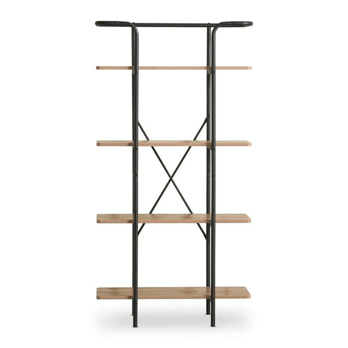 Hart 4 Tier Book Shelf Melamine - Brown Black
