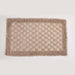 Havensoft Checkered Frame Turkish Cotton Bathmat 60X90 Cm-Beige Pan Home