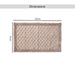 Havensoft Checkered Frame Turkish Cotton Bathmat 70X120 Cm-Beige Pan Home
