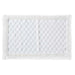 Havensoft Checkered Frame Turkish Cotton Bathmat 70X120 Cm-White Pan Home