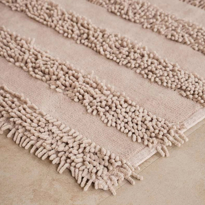 Havensoft Chenille Turkish Cotton Bathmat 60X90 Cm -Beige Pan Home