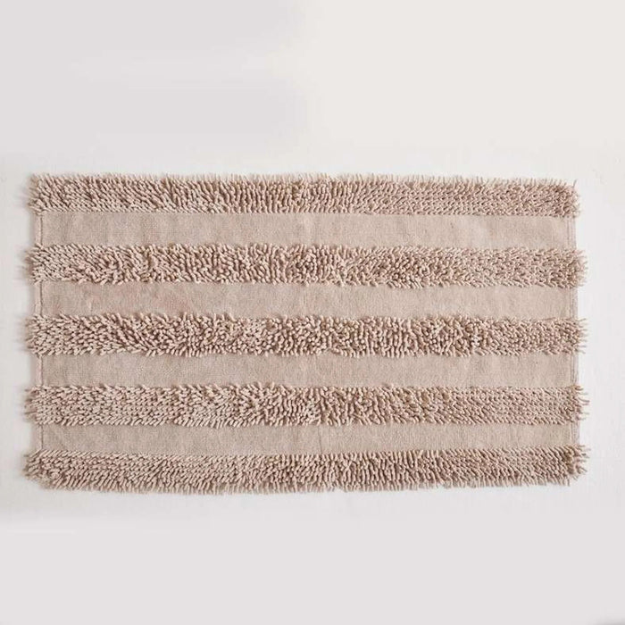 Havensoft Chenille Turkish Cotton Bathmat 60X90 Cm -Beige Pan Home