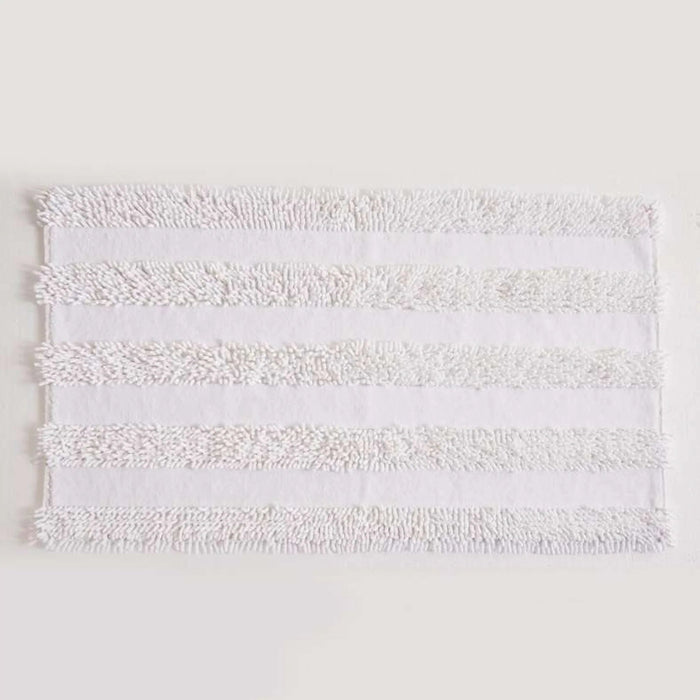 Havensoft Chenille Turkish Cotton Bathmat 60X90 Cm -White Pan Home