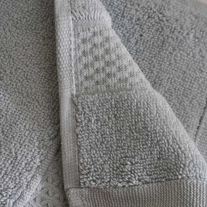 Heavensoft 630 Gsm Premium Turkish Cotton Zero Twist 4Pk Fingertip Towel 30X30 Cm - Evening Blue