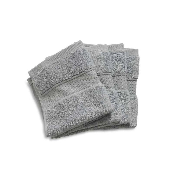 Heavensoft 630 Gsm Premium Turkish Cotton Zero Twist 4Pk Fingertip Towel 30X30 Cm - Evening Blue
