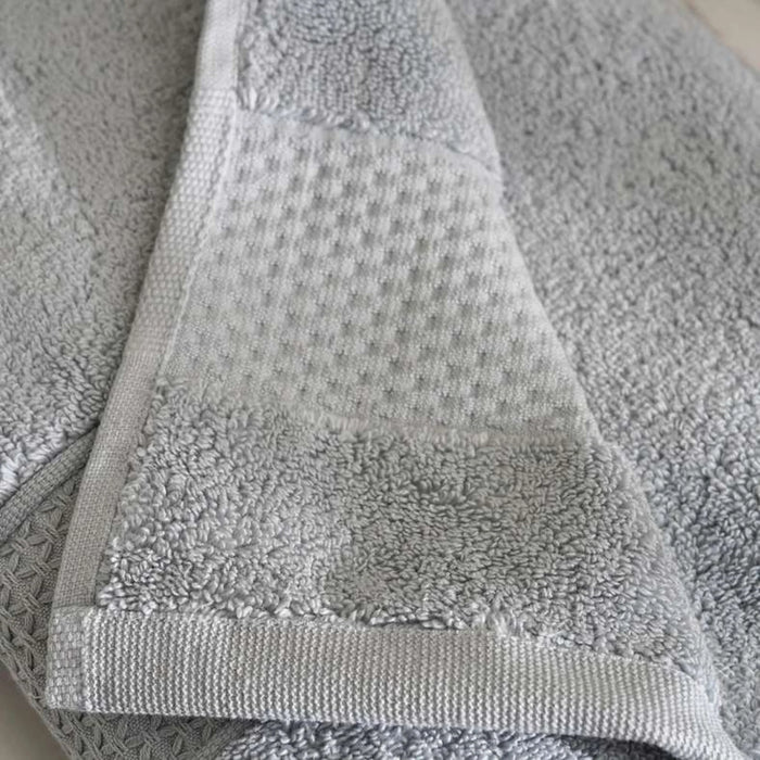 Heavensoft 630 Gsm Premium Turkish Cotton Zero Twist Hand Towel 50X90 Cm-Evening Blue