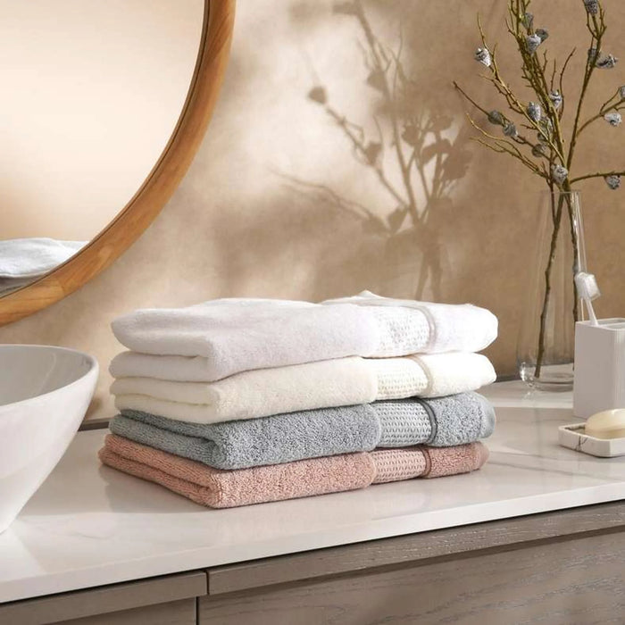 Heavensoft 630 Gsm Premium Turkish Cotton Zero Twist Hand Towel 50X90 Cm-Evening Blue