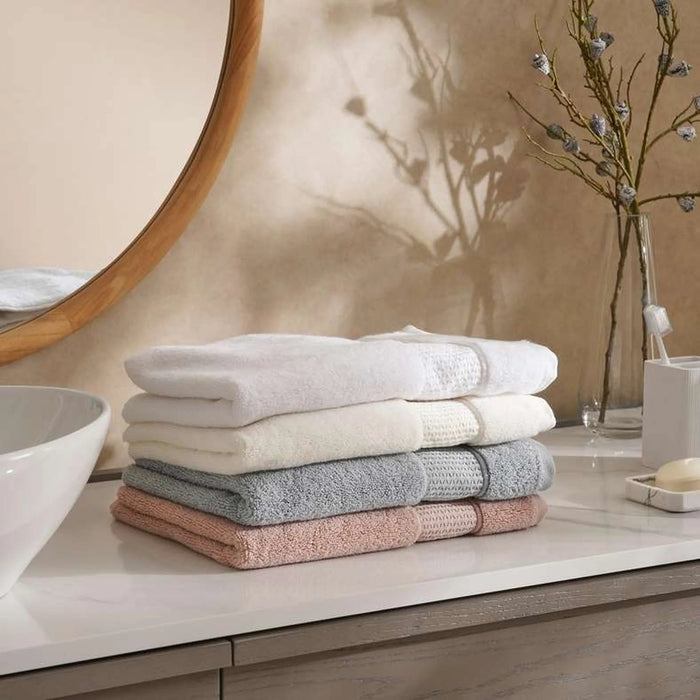 Heavensoft 630 Gsm Premium Turkish Cotton Zero Twist Hand Towel 50X90 Cm-Rose