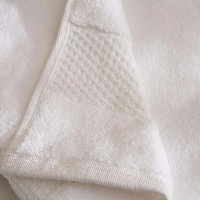 Heavensoft 630 Gsm Premium Turkish Cotton Zero Twist Hand Towel 50X90 Cm-White Pan Home