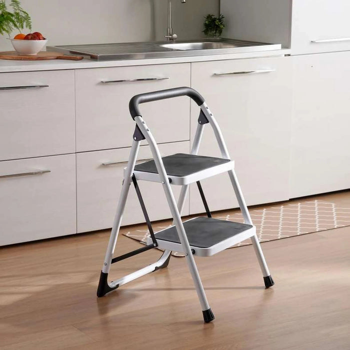 Hector 2-Steps Ladder 47X49X71.5Cm - Black Pan Home