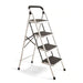 Hector 4-Steps Ladder 47X83X118.5Cm - Black Pan Home