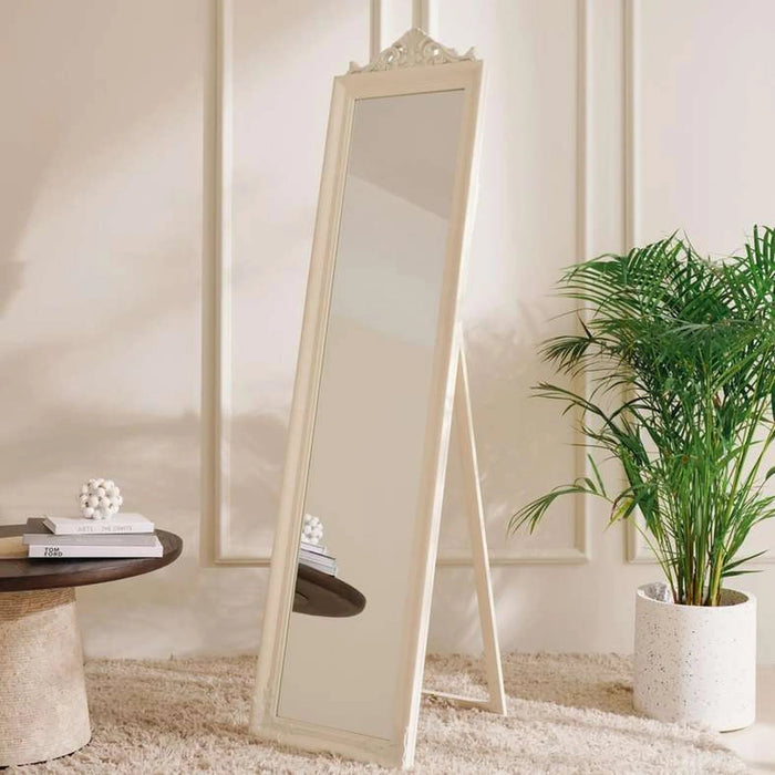 Hedge Cheval Mirror 35X158Cm - White Pan Home