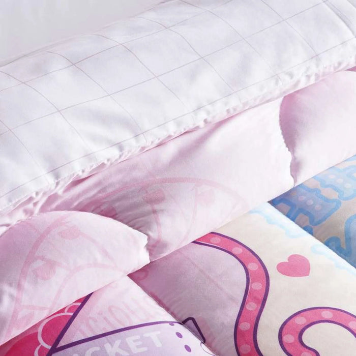 Hello Kitty 2 Piece Comforter Set 135X220Cm - Pink