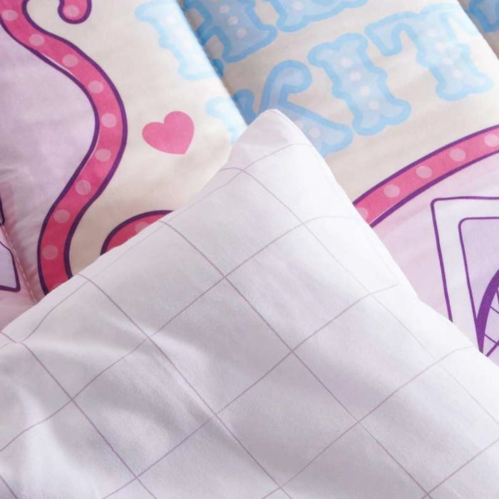 Hello Kitty 2 Piece Comforter Set 135X220Cm - Pink