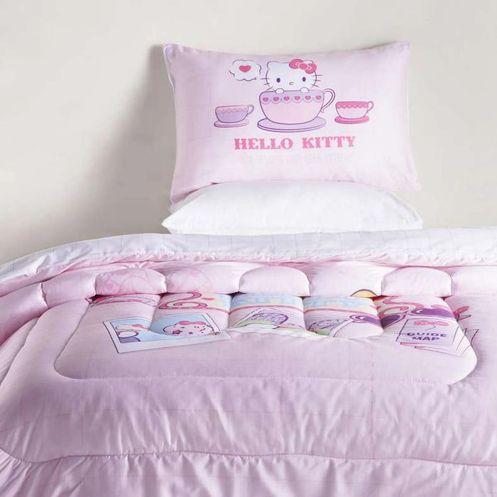 Hello Kitty 2 Piece Comforter Set 160X220Cm - Pink