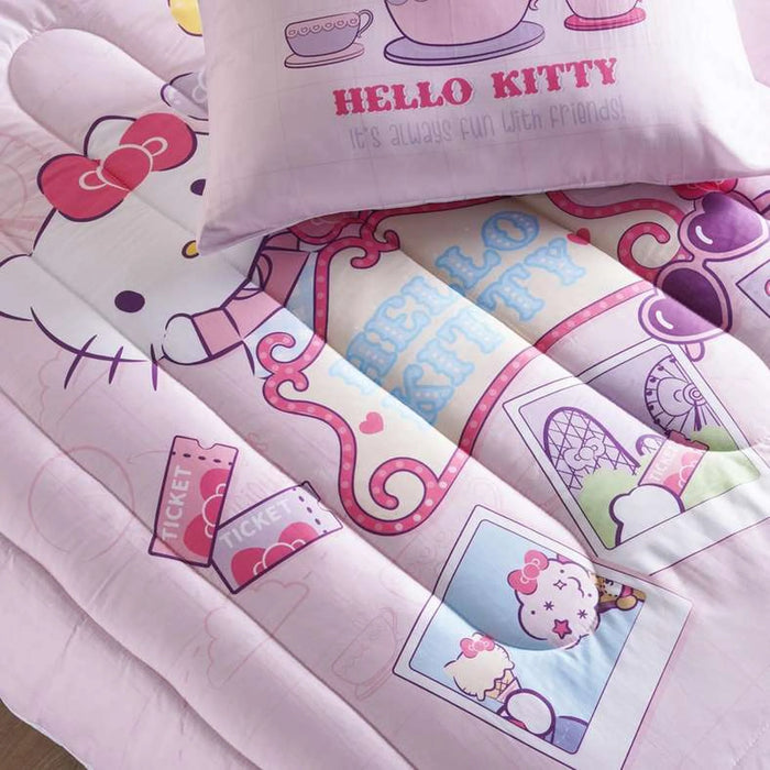 Hello Kitty 2 Piece Comforter Set 160X220Cm - Pink